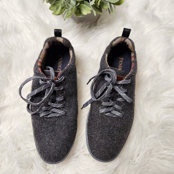 Pendleton Size 7 Grey Wool Women's Athletic Shoes - Picture 5 of 12